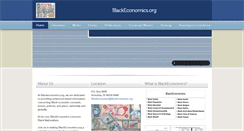 Desktop Screenshot of blackeconomics.org