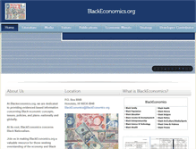 Tablet Screenshot of blackeconomics.org